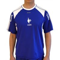 GAIA Collection `France´ - Men's Tech Shirt, indigo/white