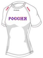 GAIA Collection `Russia´ - Women's Tech Shirt, white