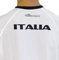 GAIA Collection `Italia´ - Men's Tech Longsleeve, white