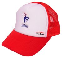 GAIA Playing Cap (mesh) `France´ - rot/wei�