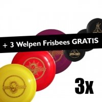 DogStar Heavy Crusher 140g, 24cm set - 3x + 3 Minis GRATIS