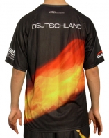 GAIA Collection `Deutschland´ - Men's Tech Shirt, black