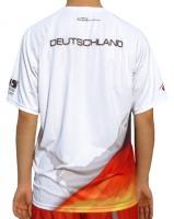 GAIA Collection `Deutschland´ - Men's Tech Shirt, white