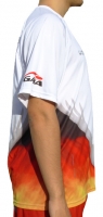 GAIA Collection `Deutschland´ - Men's Tech Shirt, white