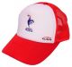 GAIA Playing Cap (mesh) `France´ - red/white