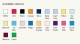 Team Gear Fabric Swatch - FLOtech - SILKtouch, 20 colours