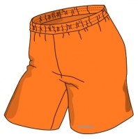 Women's Playing Shorts PRO - neon orange