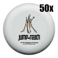 JUMP+REACH School-Set - 50 x Ultimate Discraft 175g > white