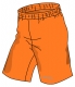Men's Playing Shorts PRO - neon orange