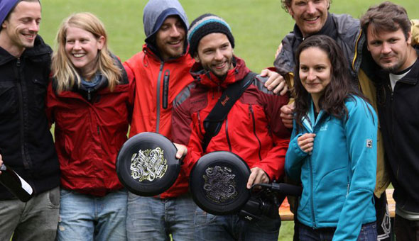 Tournament: Dreh und Drink 2011<br />Team: Schleudertraum, Salzburg (Austria) 2-maliger Spirit Sieger in Folge!