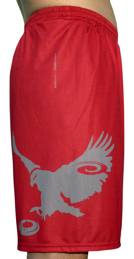 Team Deutschland Shorts - red (Side)
